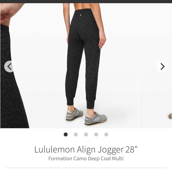 Lululemon Align Jogger 28" Formation Camo Deep Coal Multi - Picture 2 of 10